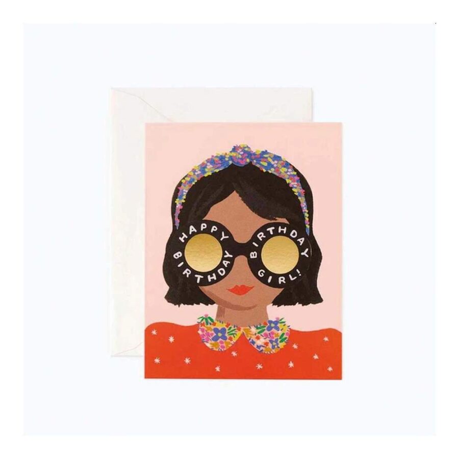 Tarjeta Headband Birthday Girl