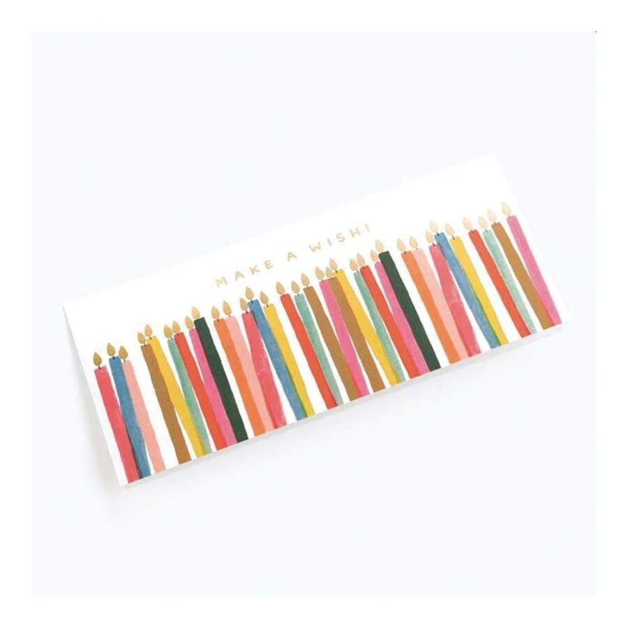 Tarjeta Make A Wish Candle No. 10