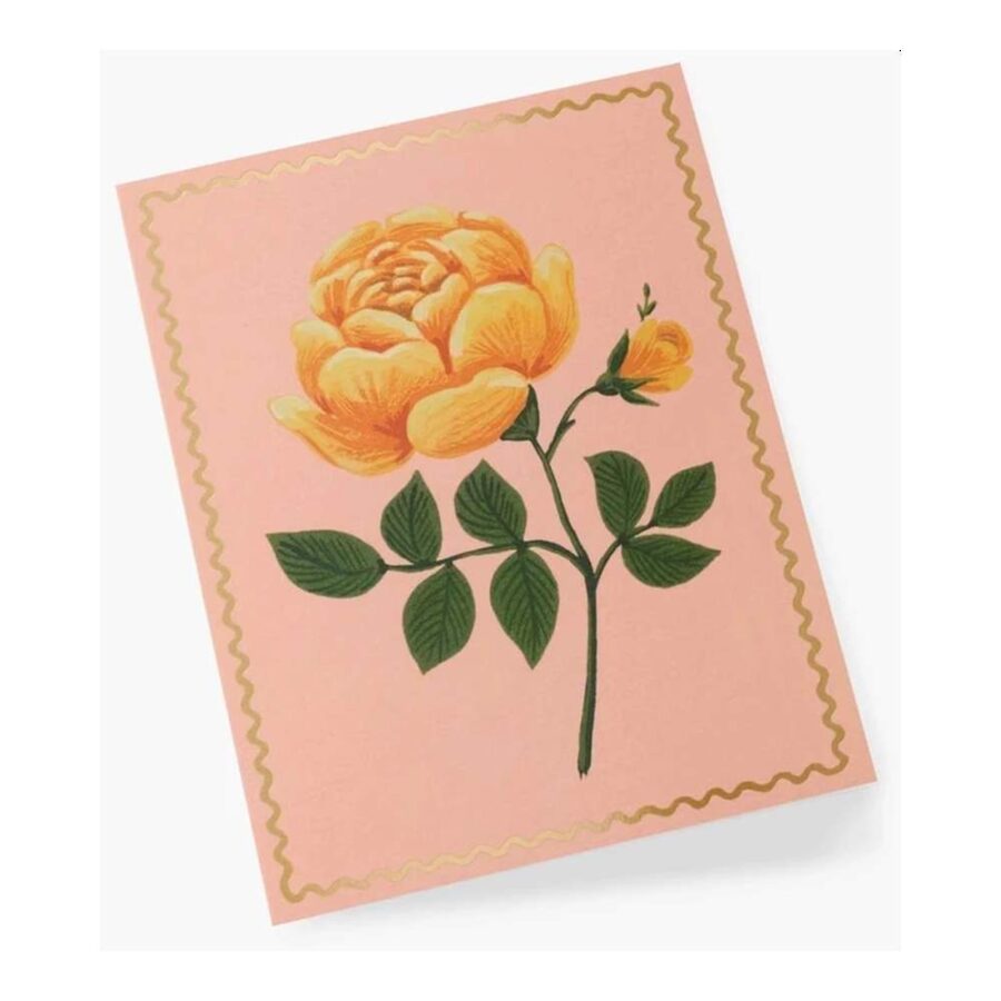 Tarjeta Yellow Rose