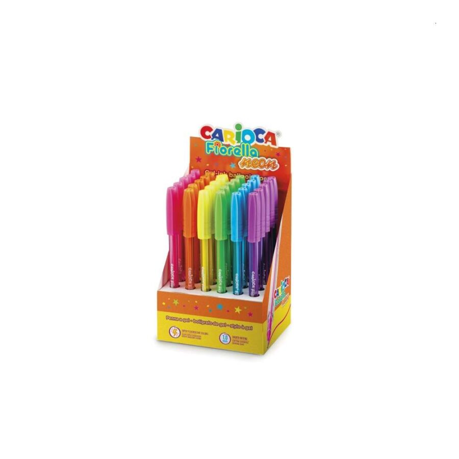 Bolígrafo Carioca Fiorella Neon