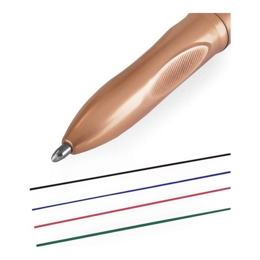 Bolígrafo Zebra 4 Colores Rose Gold