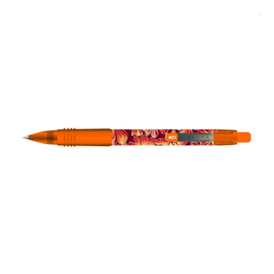 Bolígrafo Zebra Z-Grip Tropical Naranja