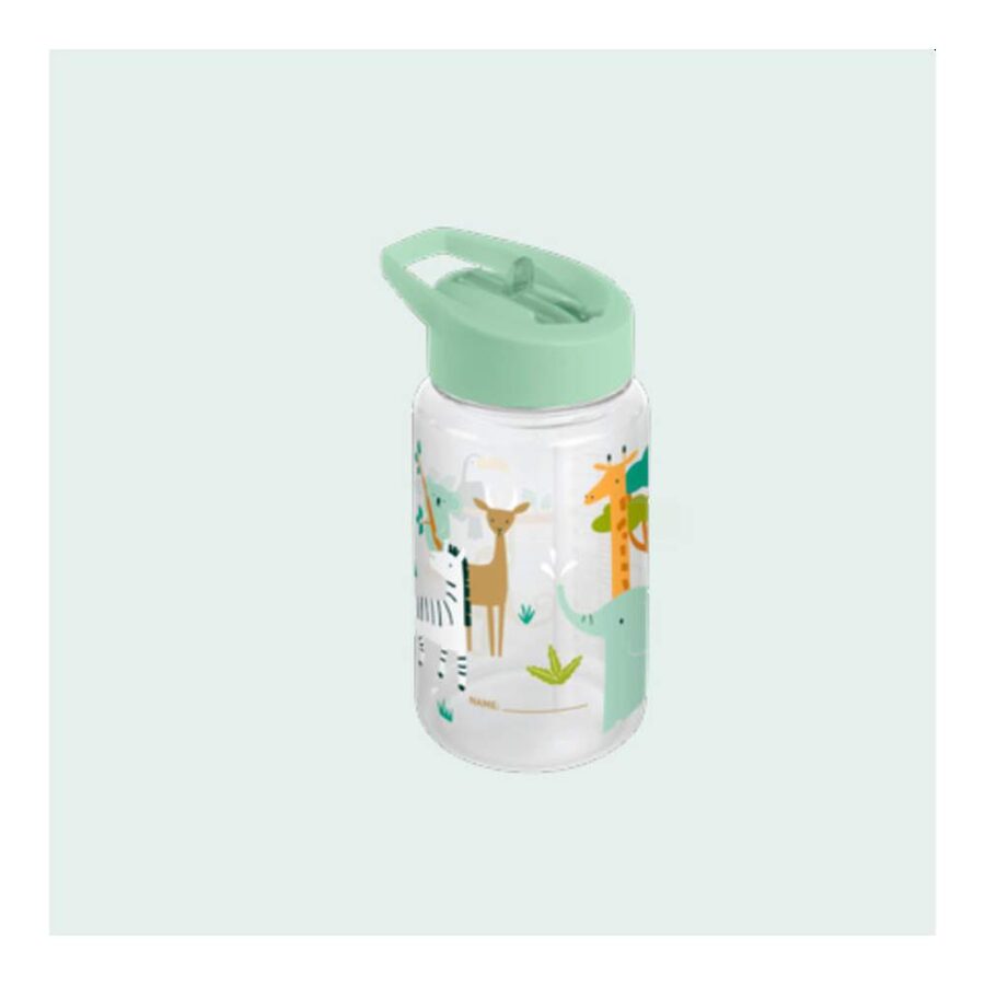 Botella Tritan Pajita Jungla