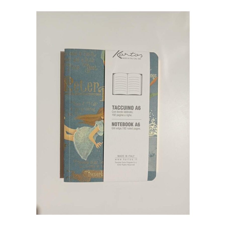 Cuaderno A6 Peter Pan Borde Dorado