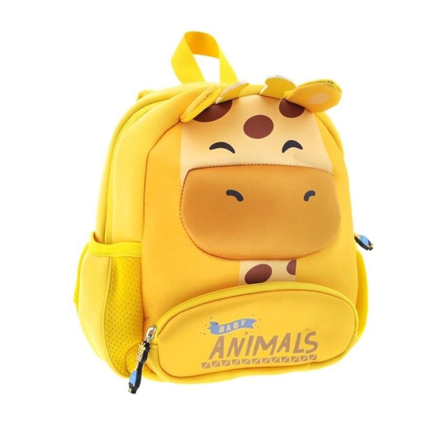 Mochila Guardería 27cm 3d Jirafa