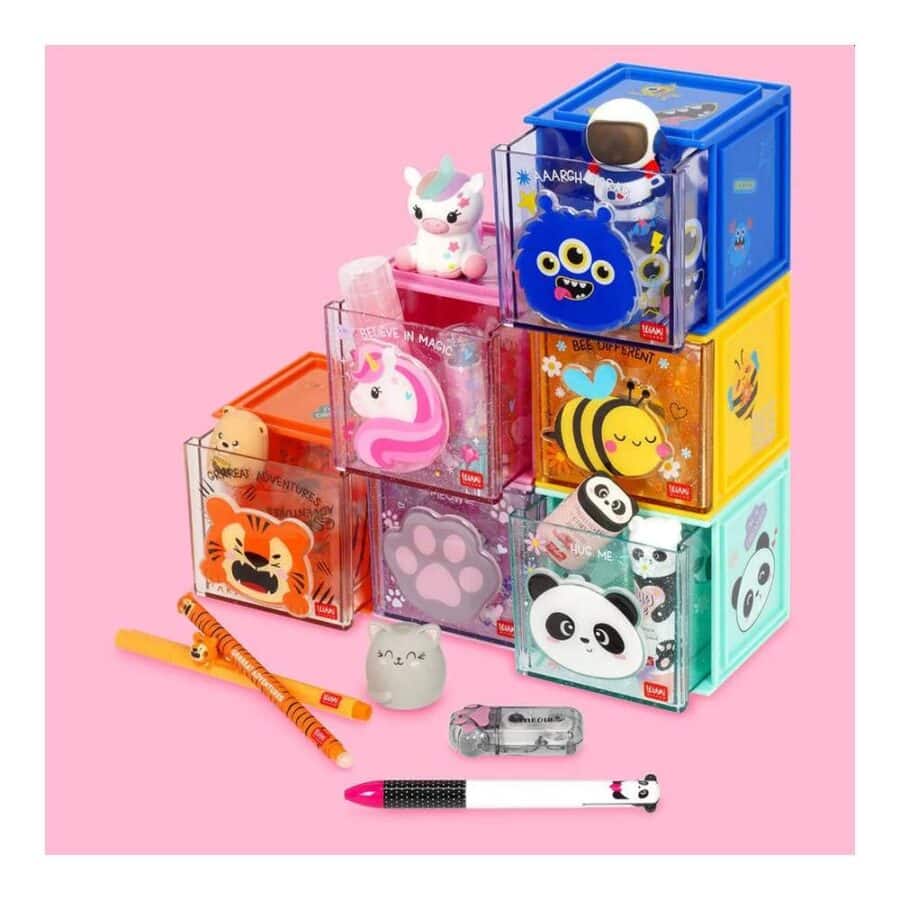 Organizador Modulable De Escritorio Monstruo