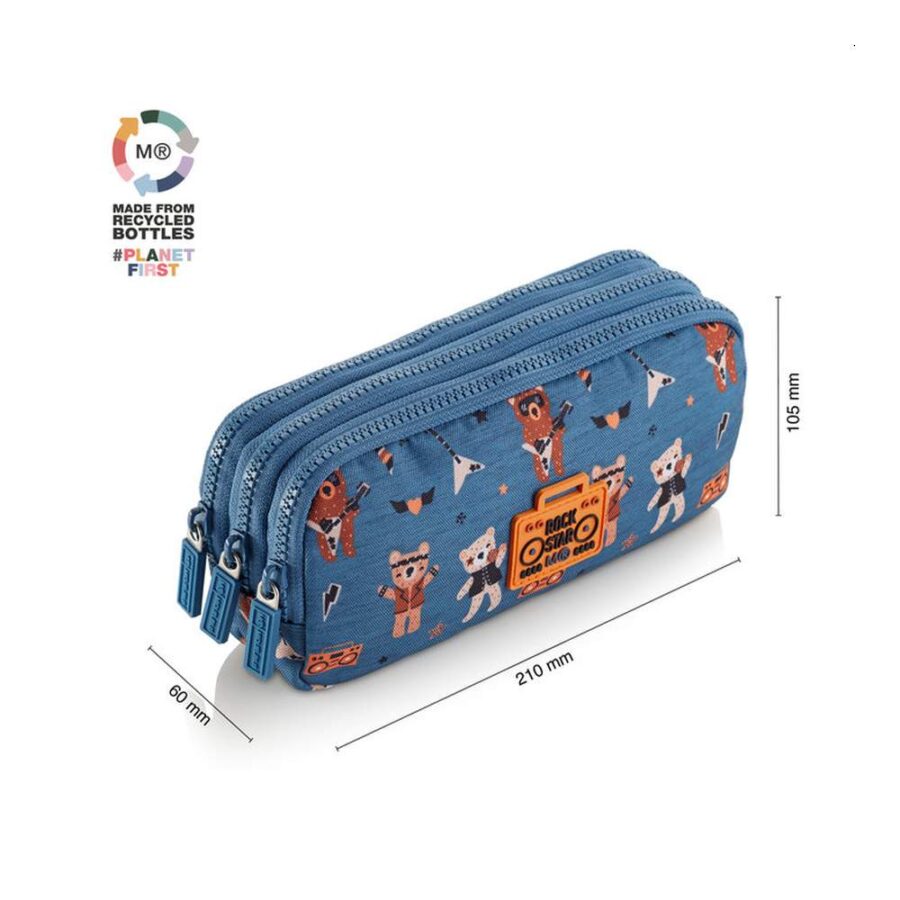 Portatodo Triple Rectangular Rock Star
