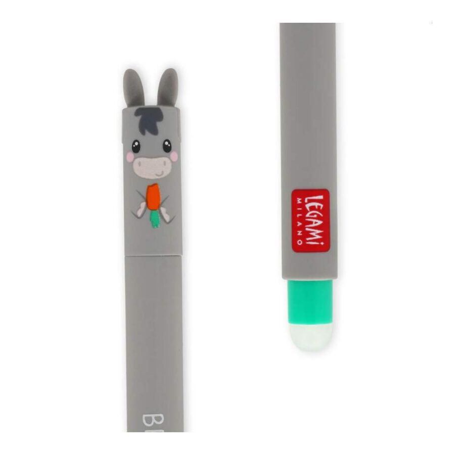 Set De 4 Bolígrafos De Gel Borrables - Granja