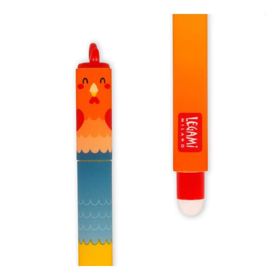 Set De 4 Bolígrafos De Gel Borrables - Granja